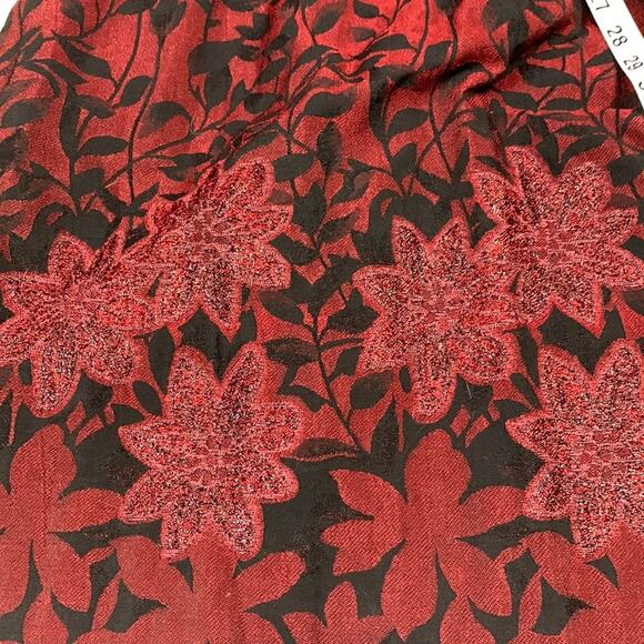 Unbranded velvet strap shirred or smocked bodice midi dress, small to med - Picture 5 of 5